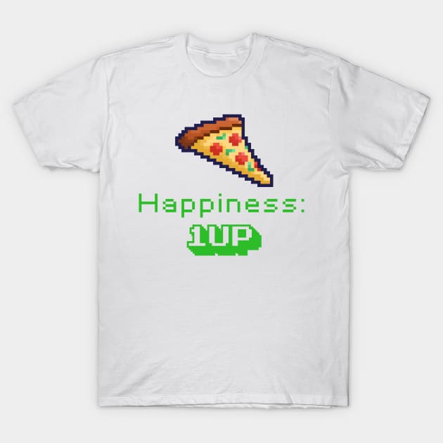 Happiness is Pizza T-Shirt by EmmyJ